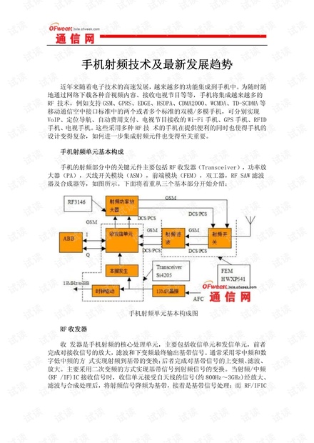 最新射频技术,最新射频技术，引领无线通讯新时代的先锋力量